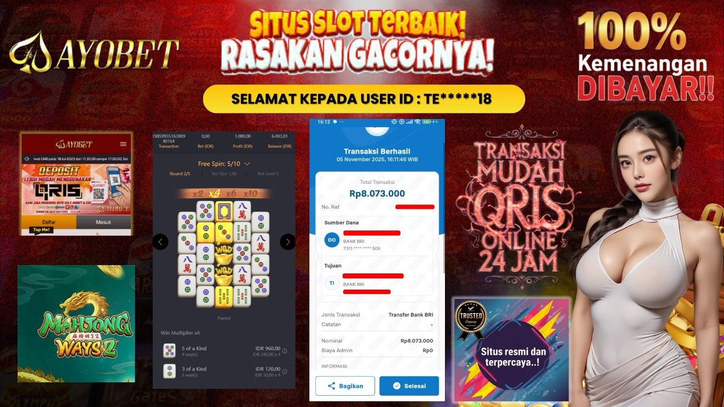 AYOBET JACKPOT SLOT MAHJONG WAYS 2